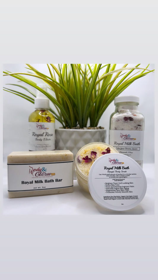 Royal Milk Bath Set
